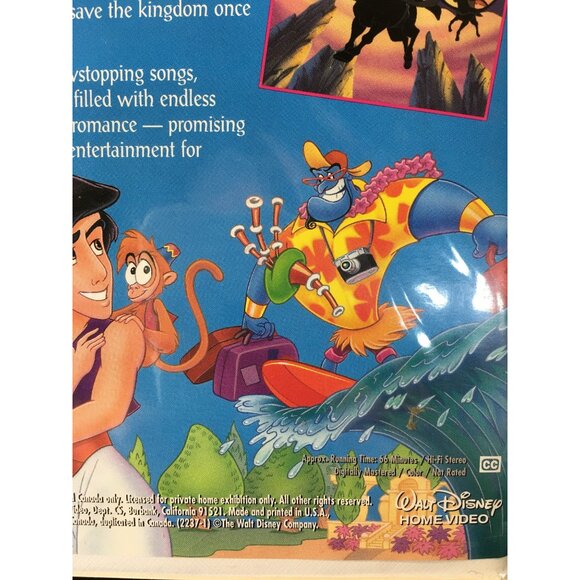 The Return of Jafar VHS Tape - Walt Disney Home Video - Picture 8 of 14